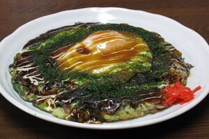 お好み焼(豚,イカ,ホルモン,ミックス）