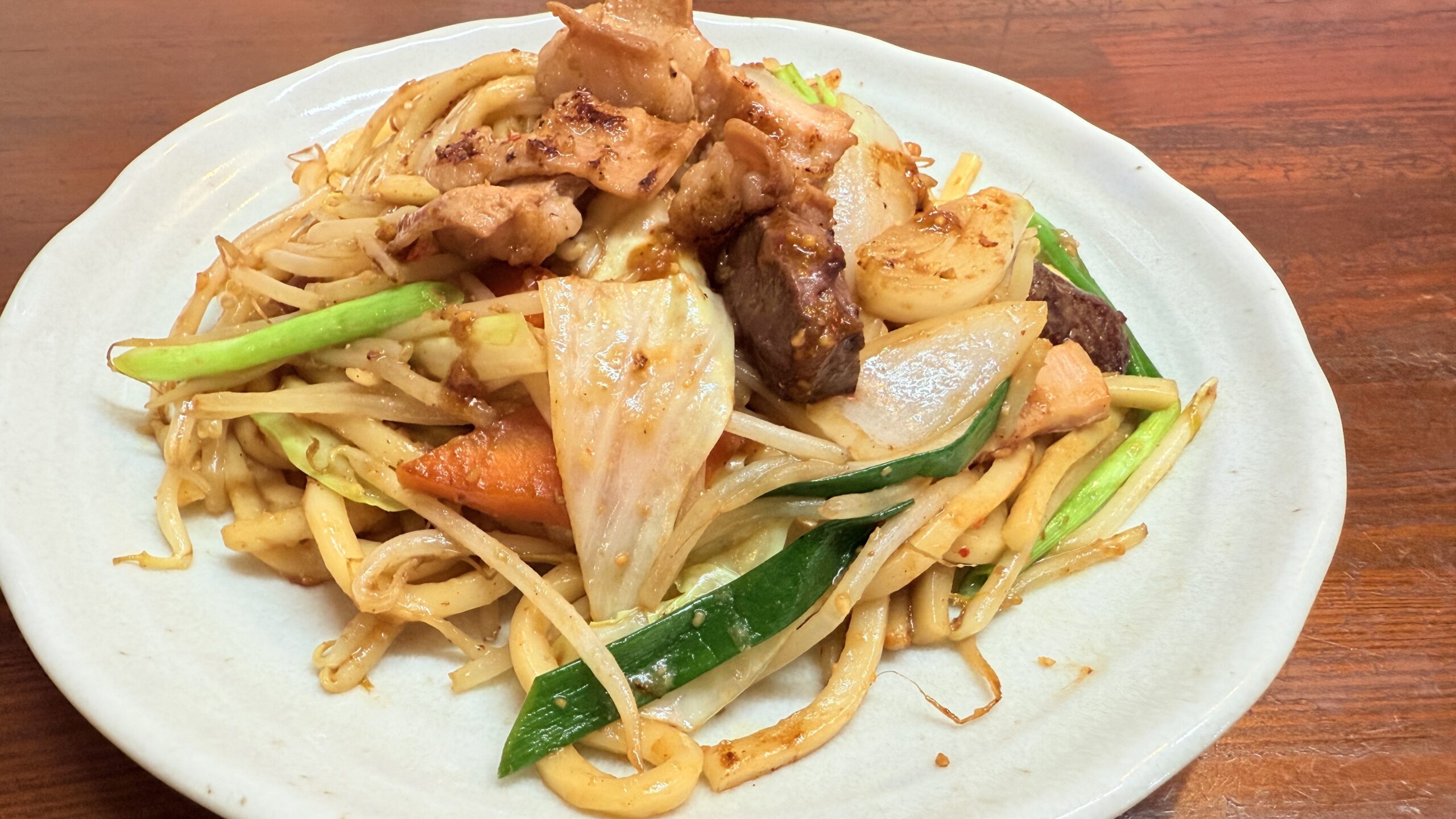 ホルモンうどん